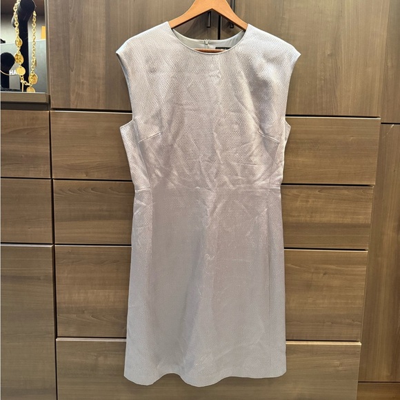 Theory Silver Shift Dress Size 12 - Picture 5 of 10